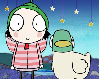 bbc英语原声动画 sarah and duck 5dvd 满300包邮